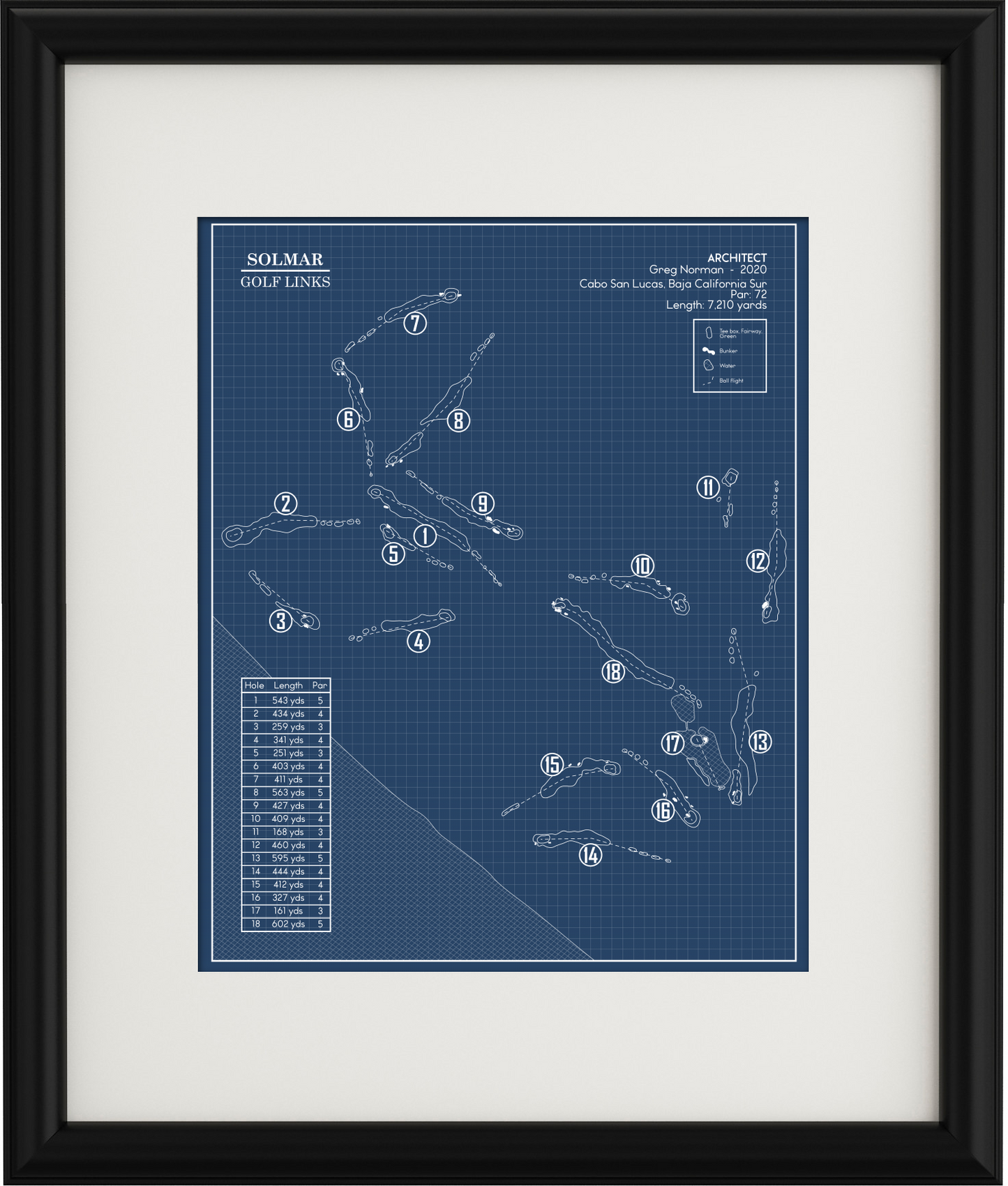 Solmar Golf Links Blueprint (Print)