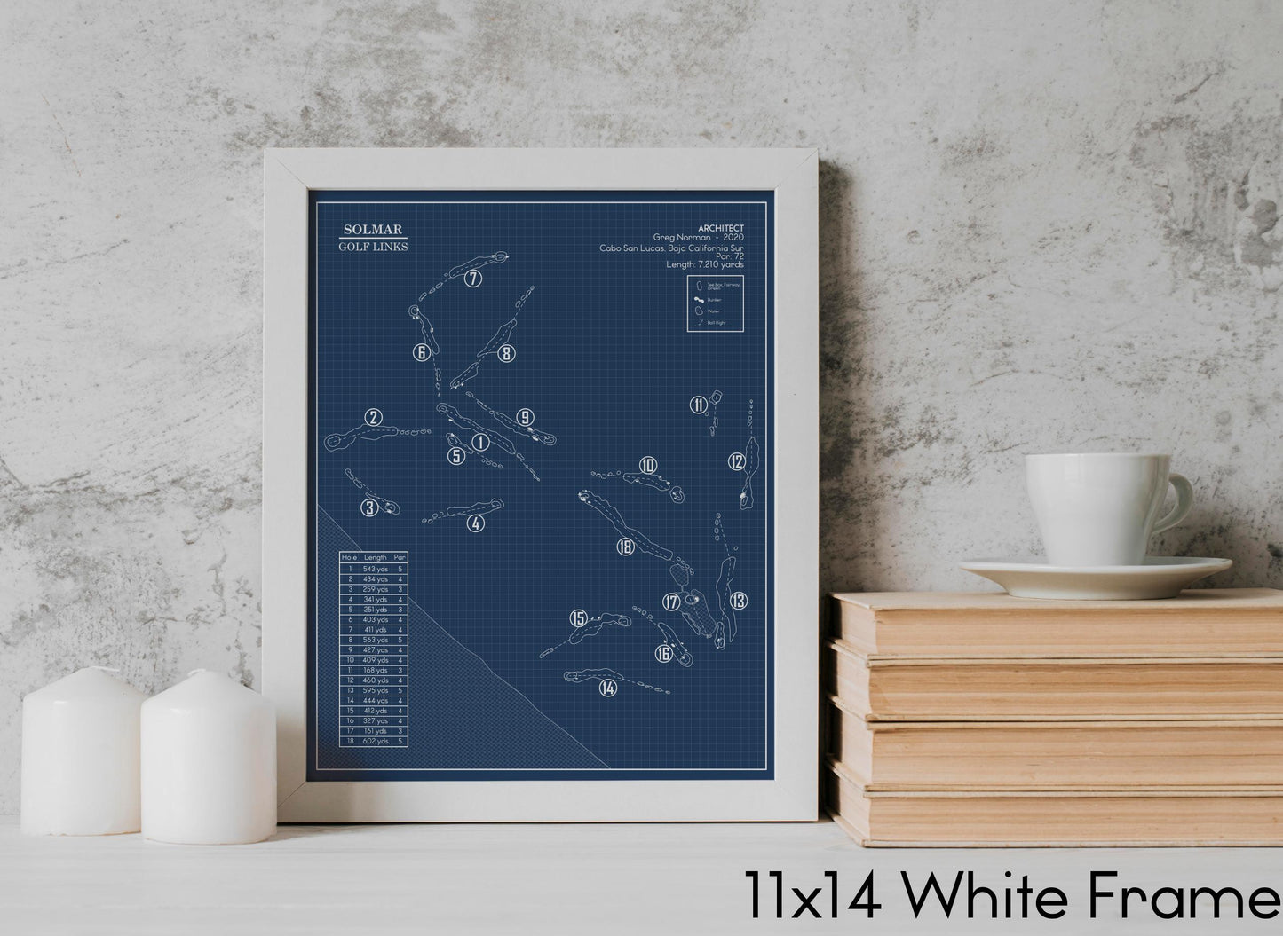 Solmar Golf Links Blueprint (Print)