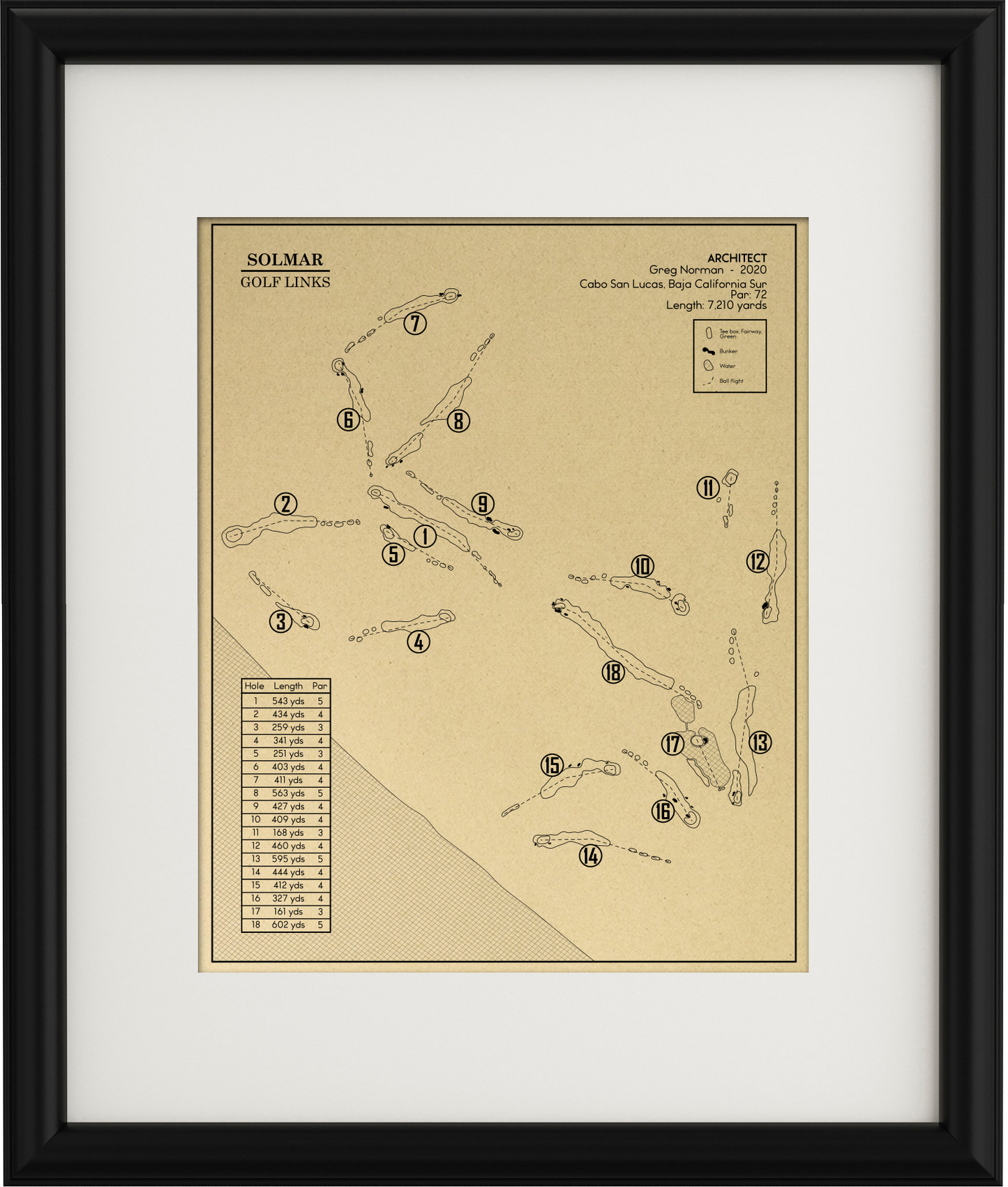 Solmar Golf Links Outline (Print)
