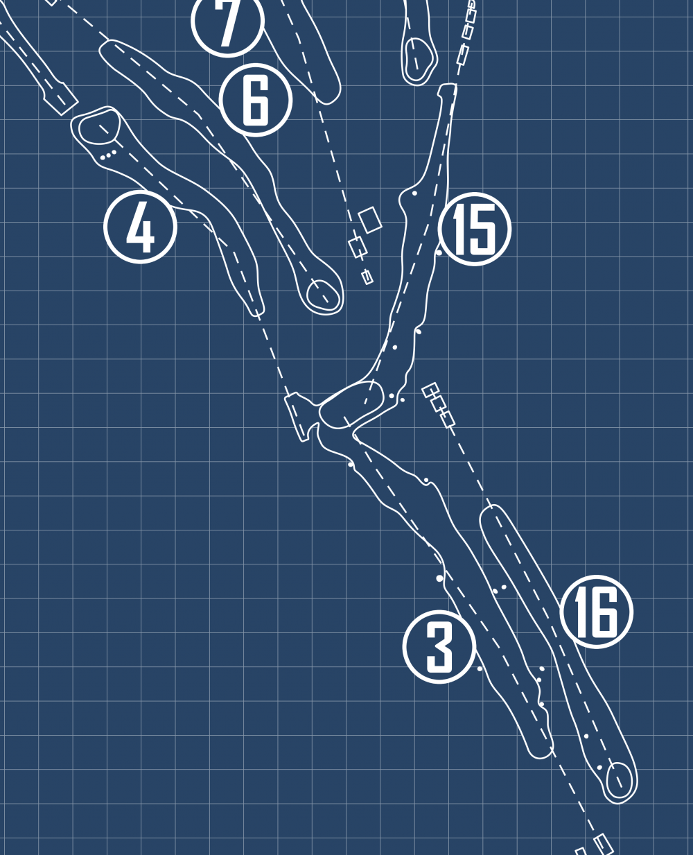The New Course at St Andrews Links Blueprint (Print)