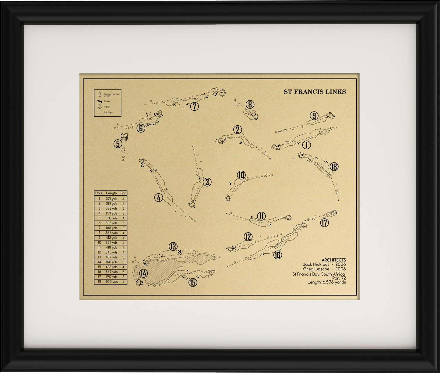 St Francis Links Outline (Print)