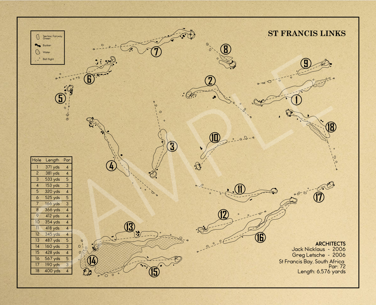 St Francis Links Outline (Print)