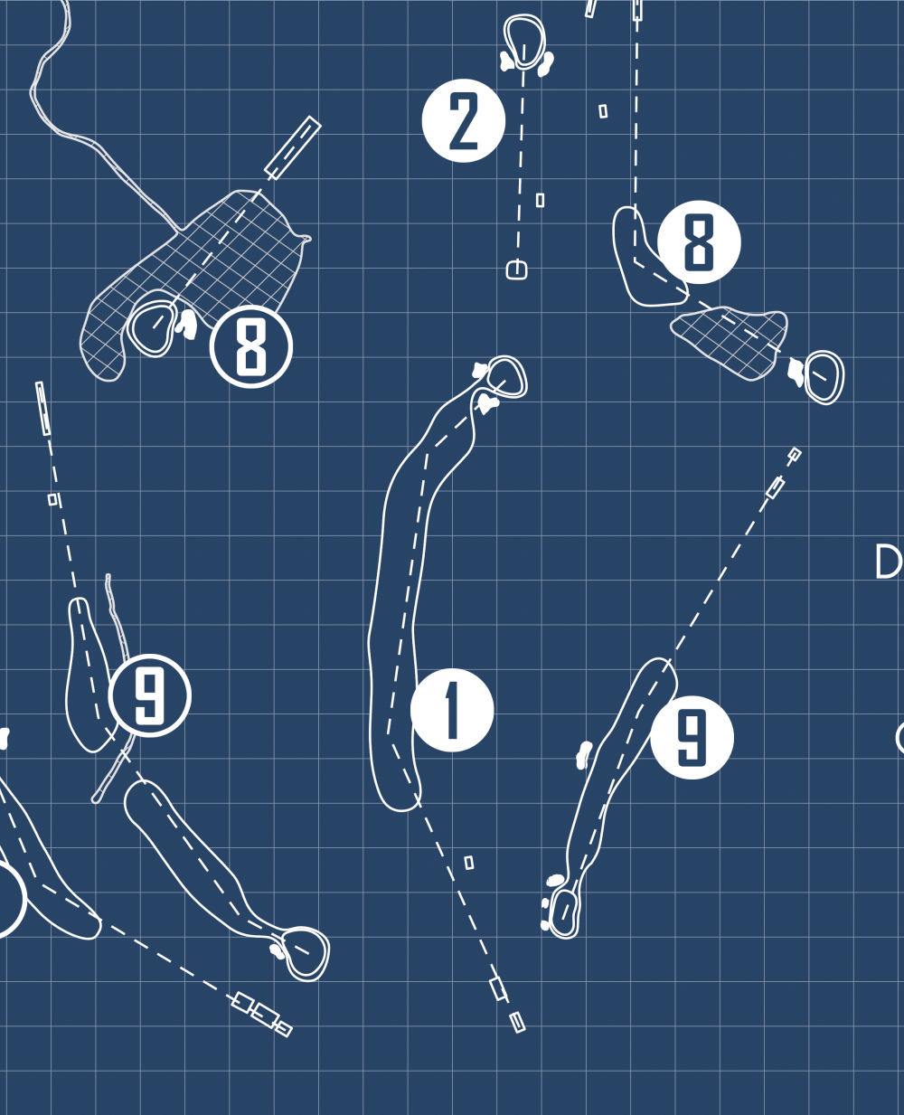 Temple Hills Country Club Blueprint (Print)