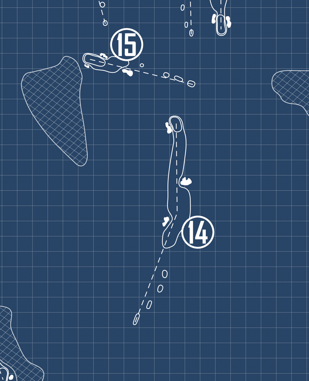 The Colony Golf & Country Club Blueprint (Print)