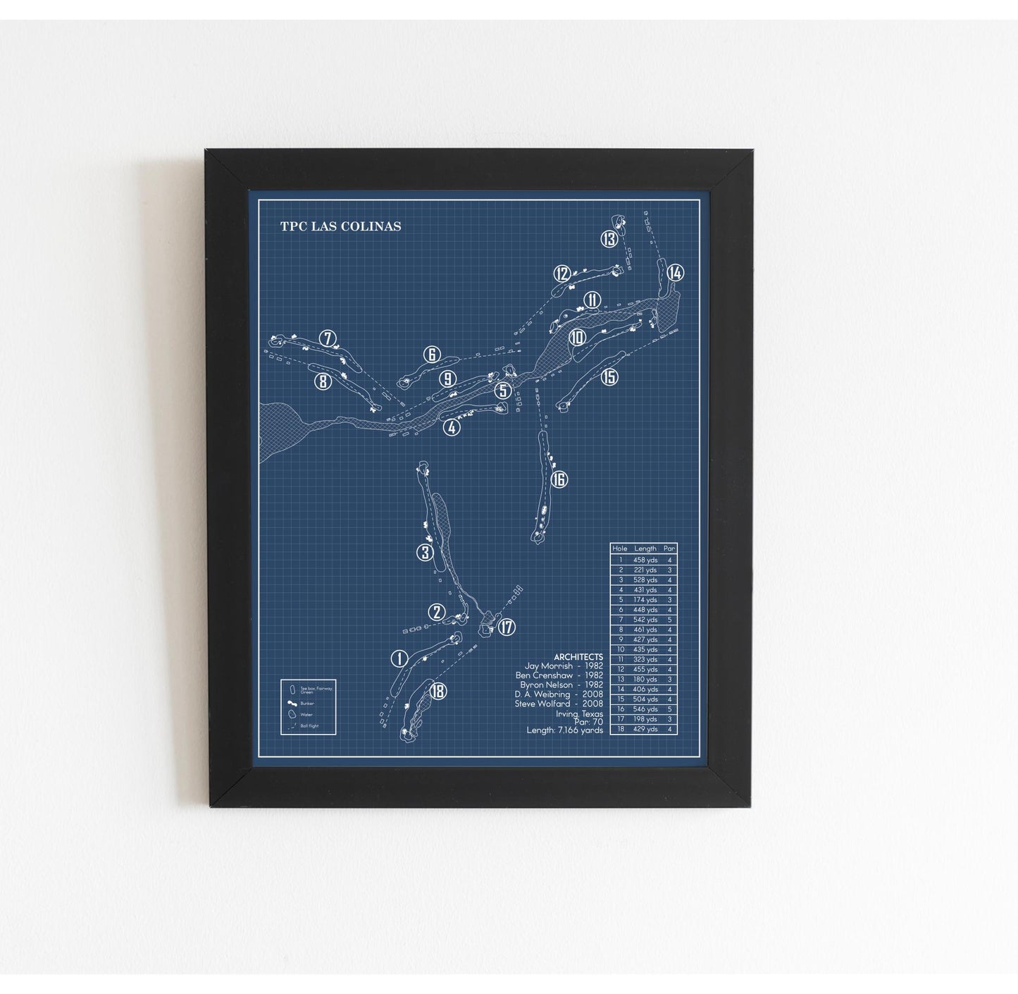 TPC Las Colinas Blueprint (Print)