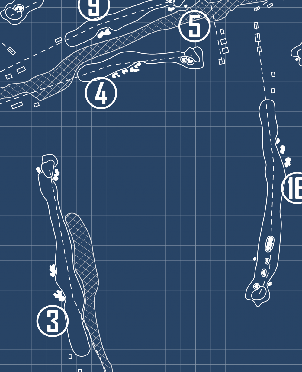TPC Las Colinas Blueprint (Print)