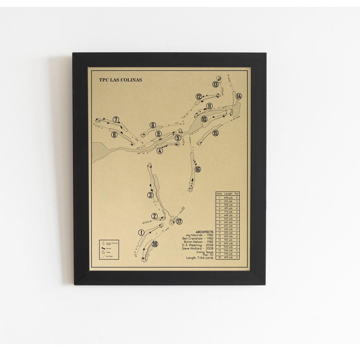 TPC Las Colinas Outline (Print)