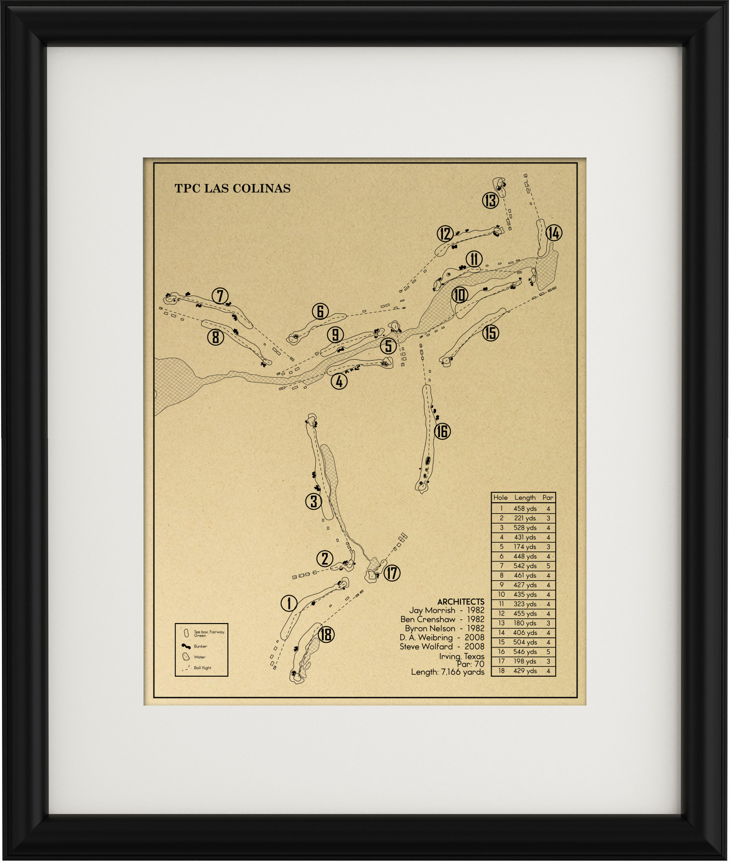 TPC Las Colinas Outline (Print)