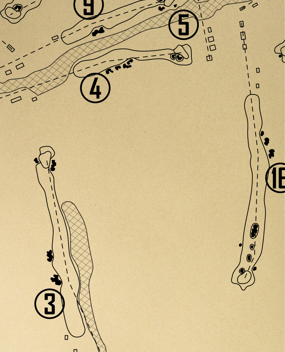 TPC Las Colinas Outline (Print)
