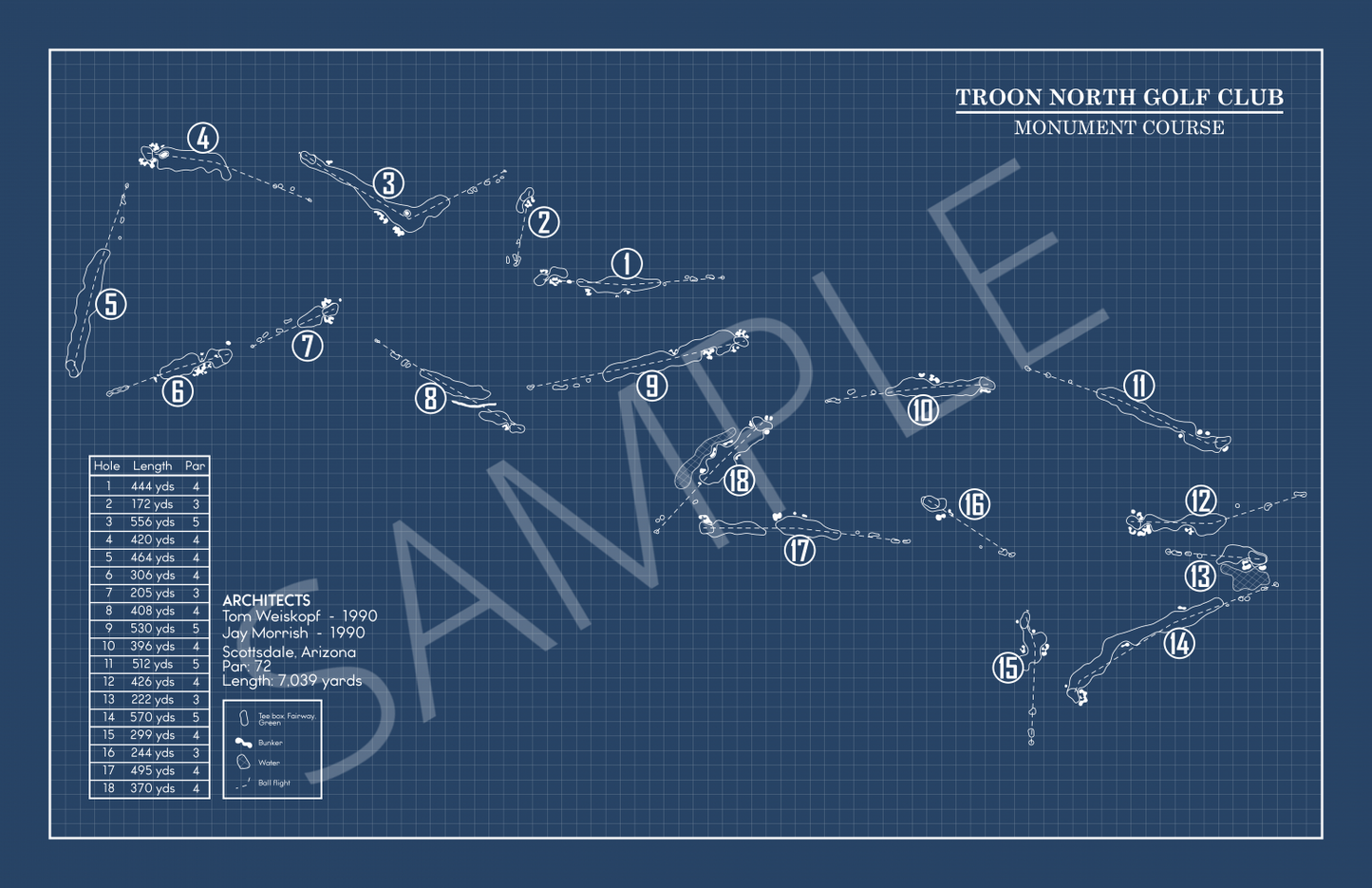 Monument at Troon North Blueprint (Print)