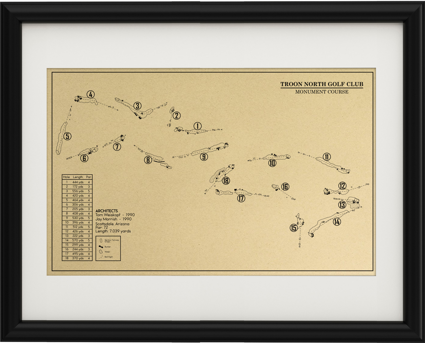 Monument at Troon North Outline (Print)