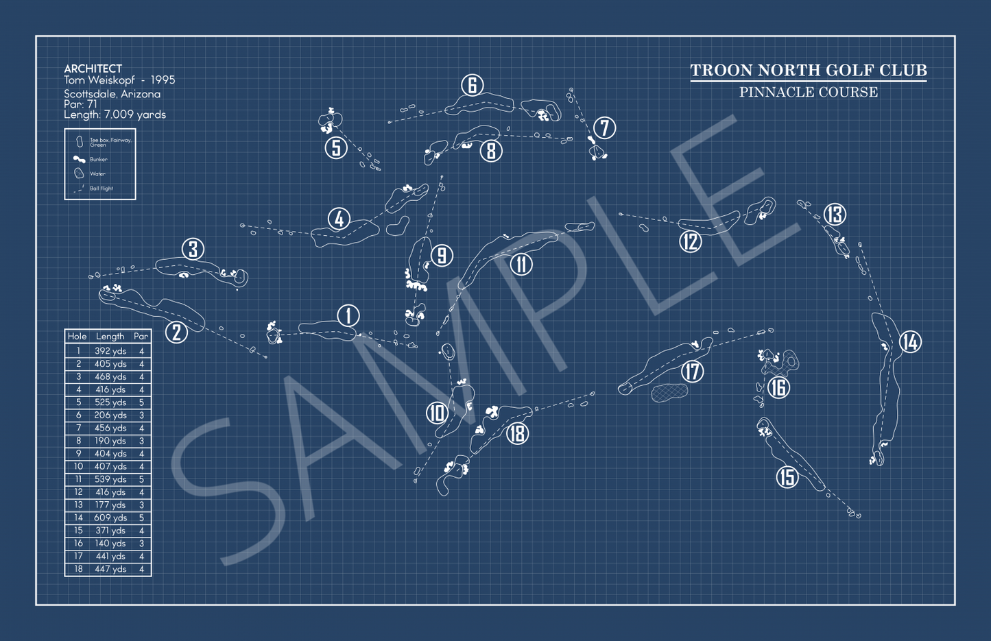 Pinnacle at Troon North Blueprint (Print)