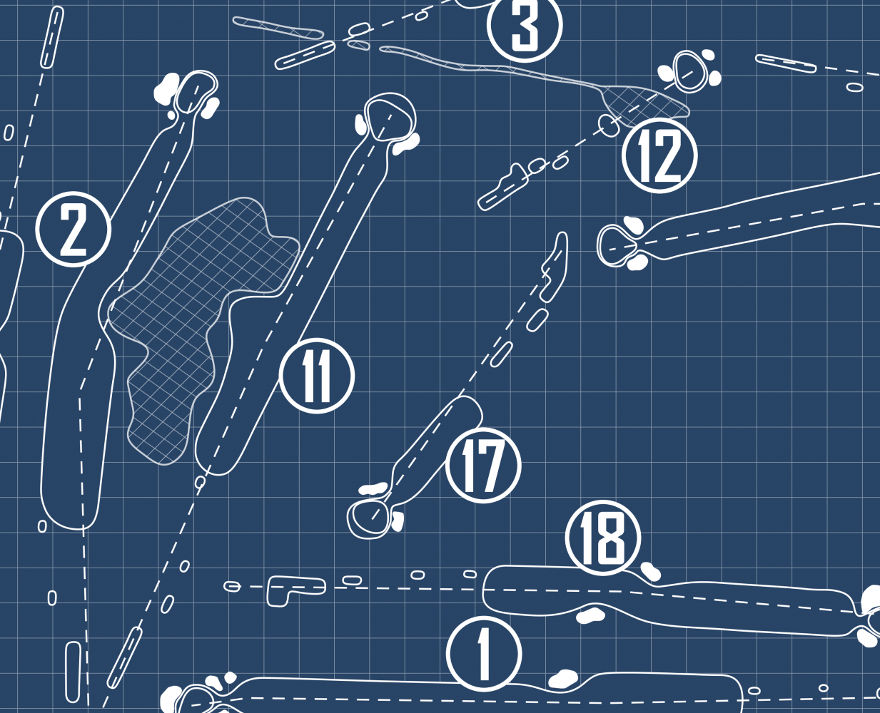 Tucson Country Club Blueprint (Print)