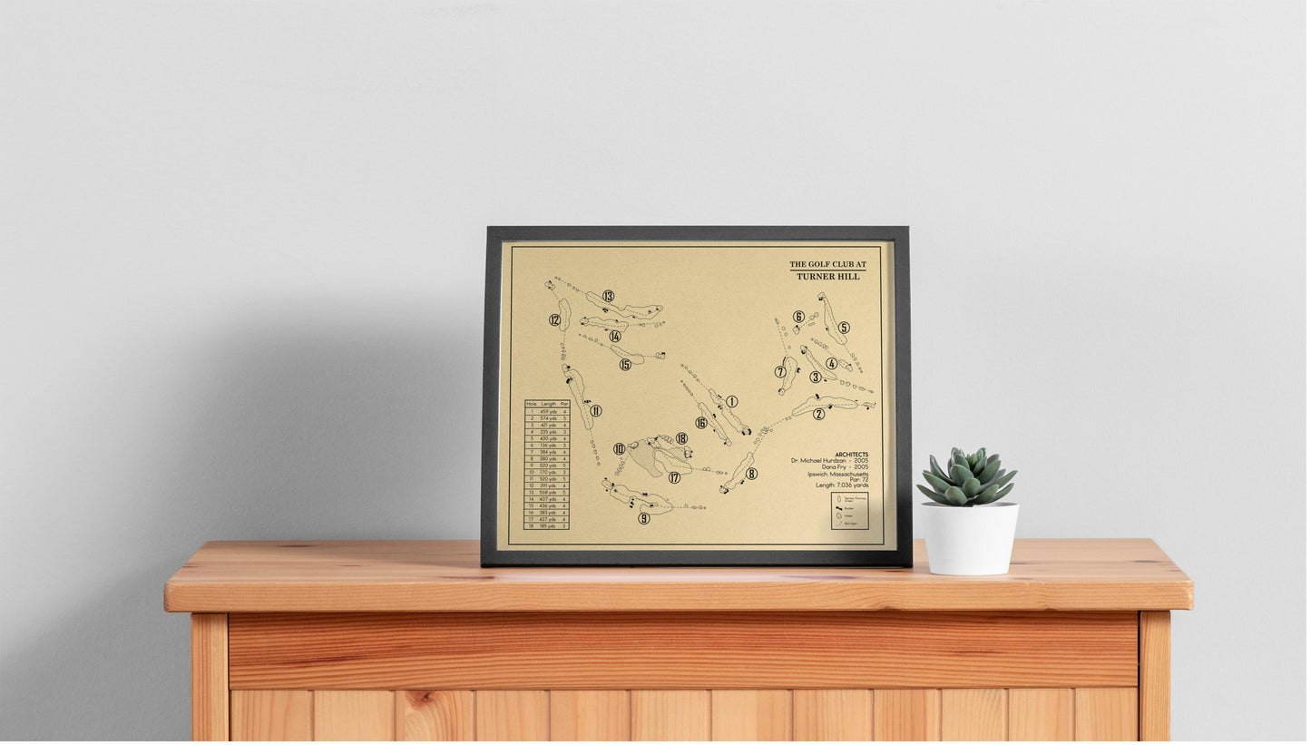 Turner Hill Country Club Outline (Print)