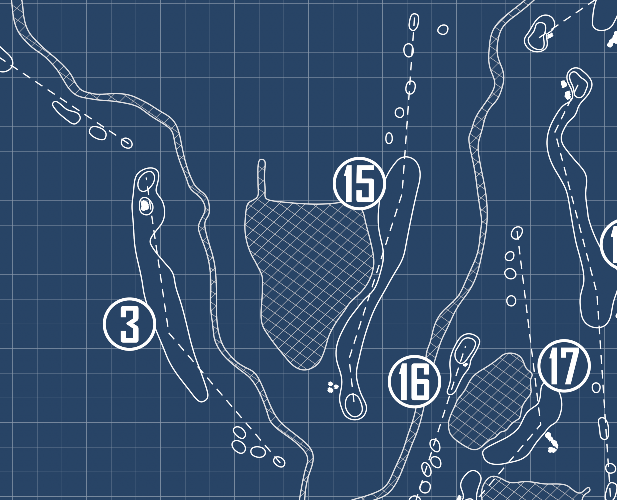 The Golf Club at Twin Creeks Blueprint (Print)
