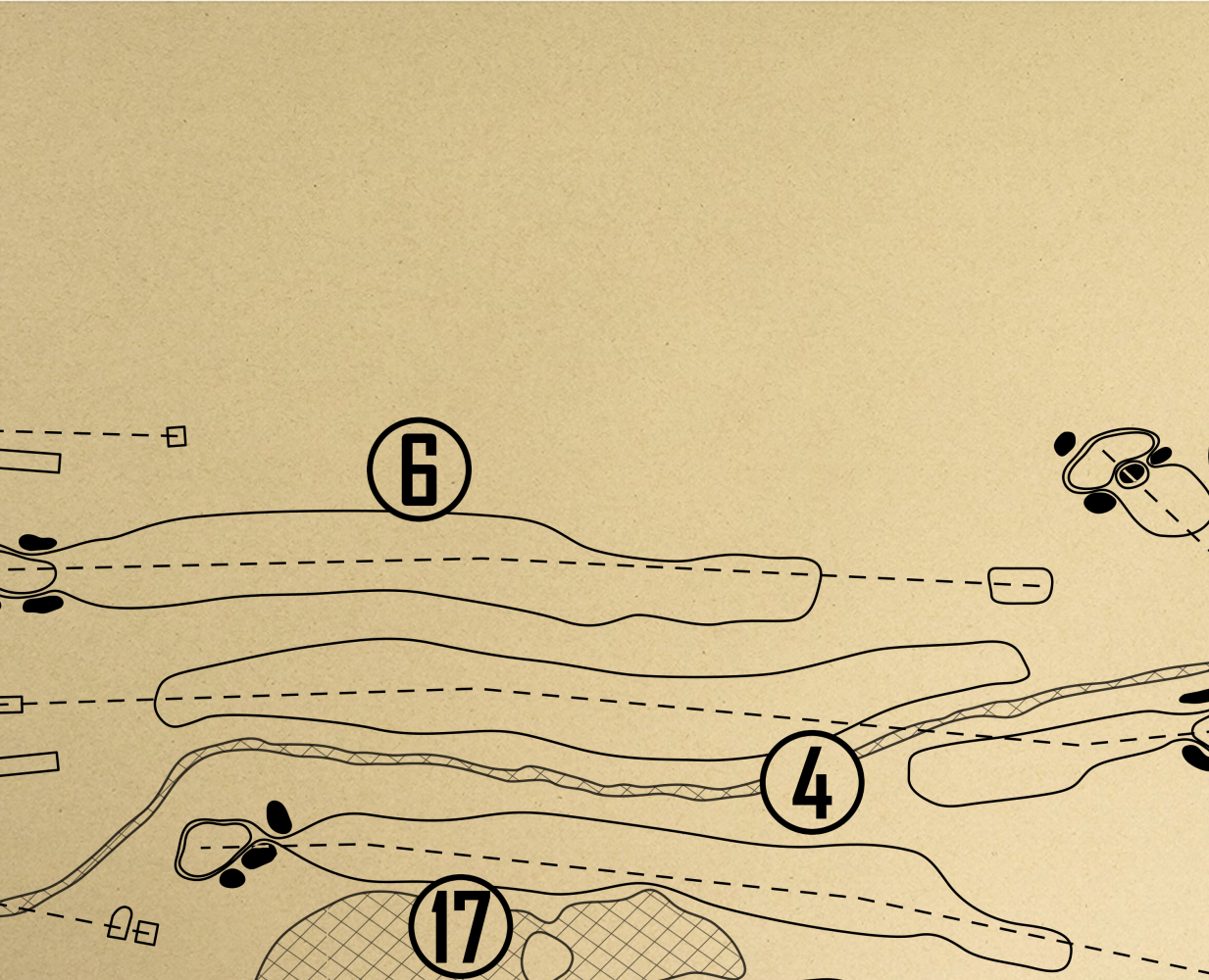 Victoria Club Outline (Print)