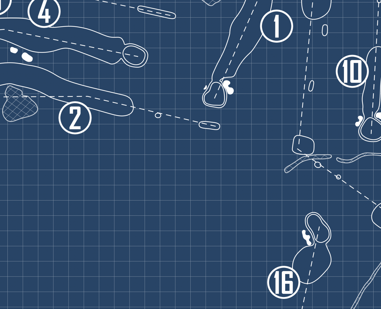 Westwood Hills Country Club Blueprint (Print)