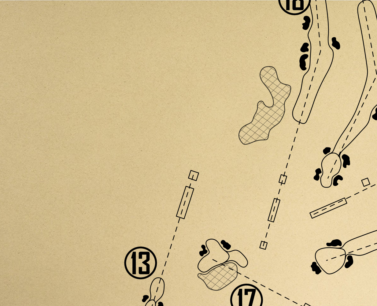 Wilmington Country Club South Course Outline (Print)