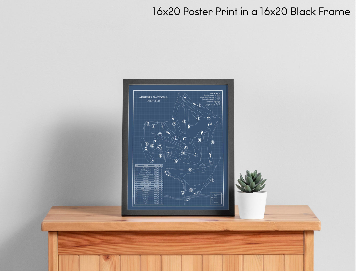 Augusta Blueprint (Print)