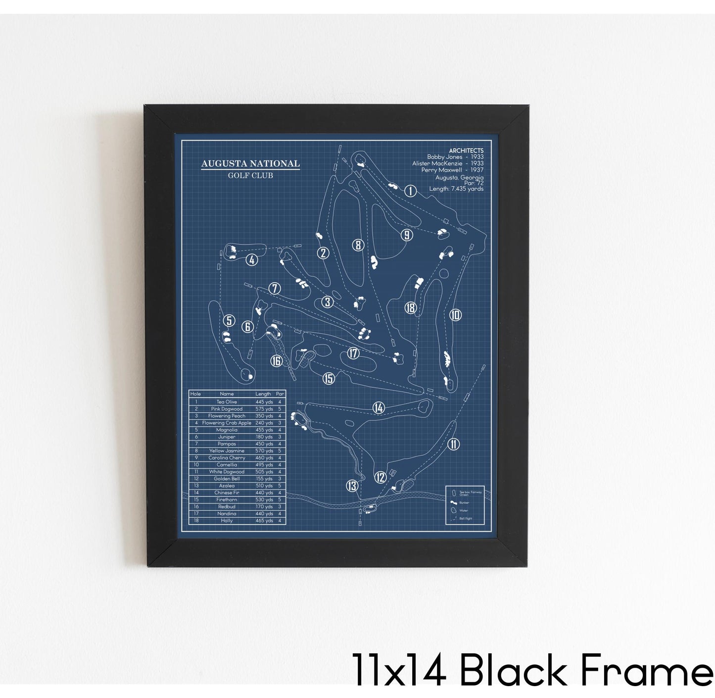 Augusta Blueprint (Print)
