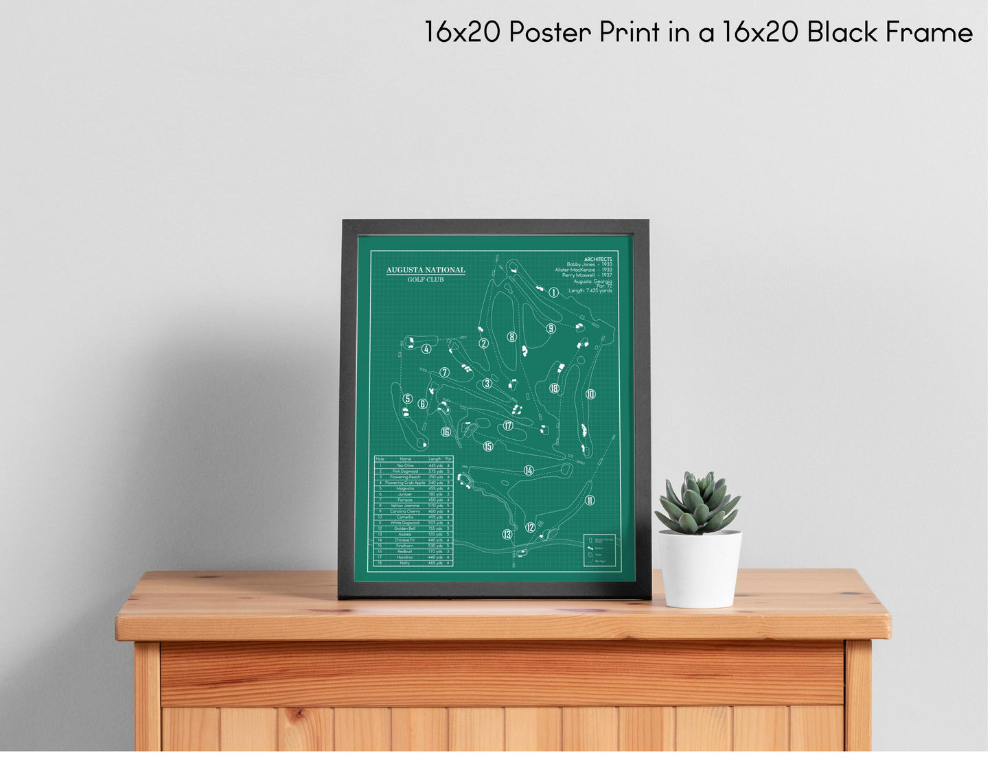 Augusta Blueprint (Print)