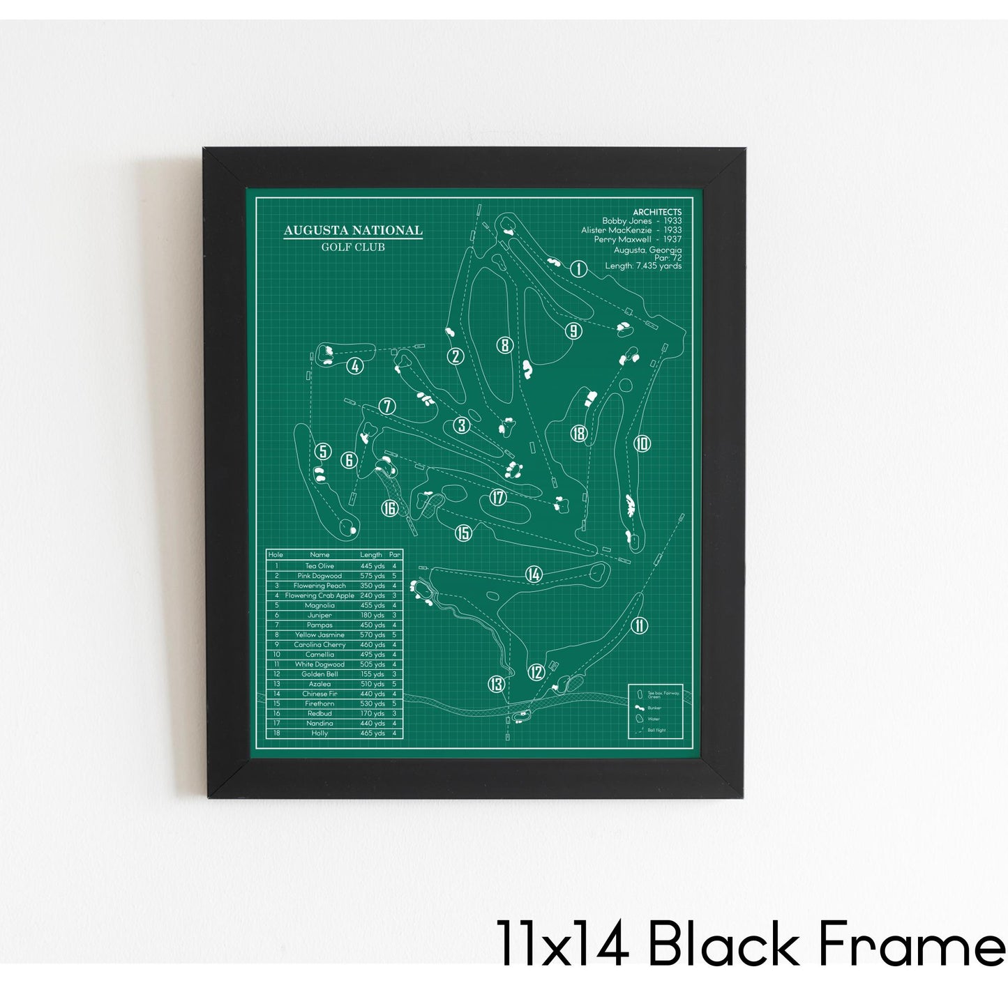 Augusta Blueprint (Print)