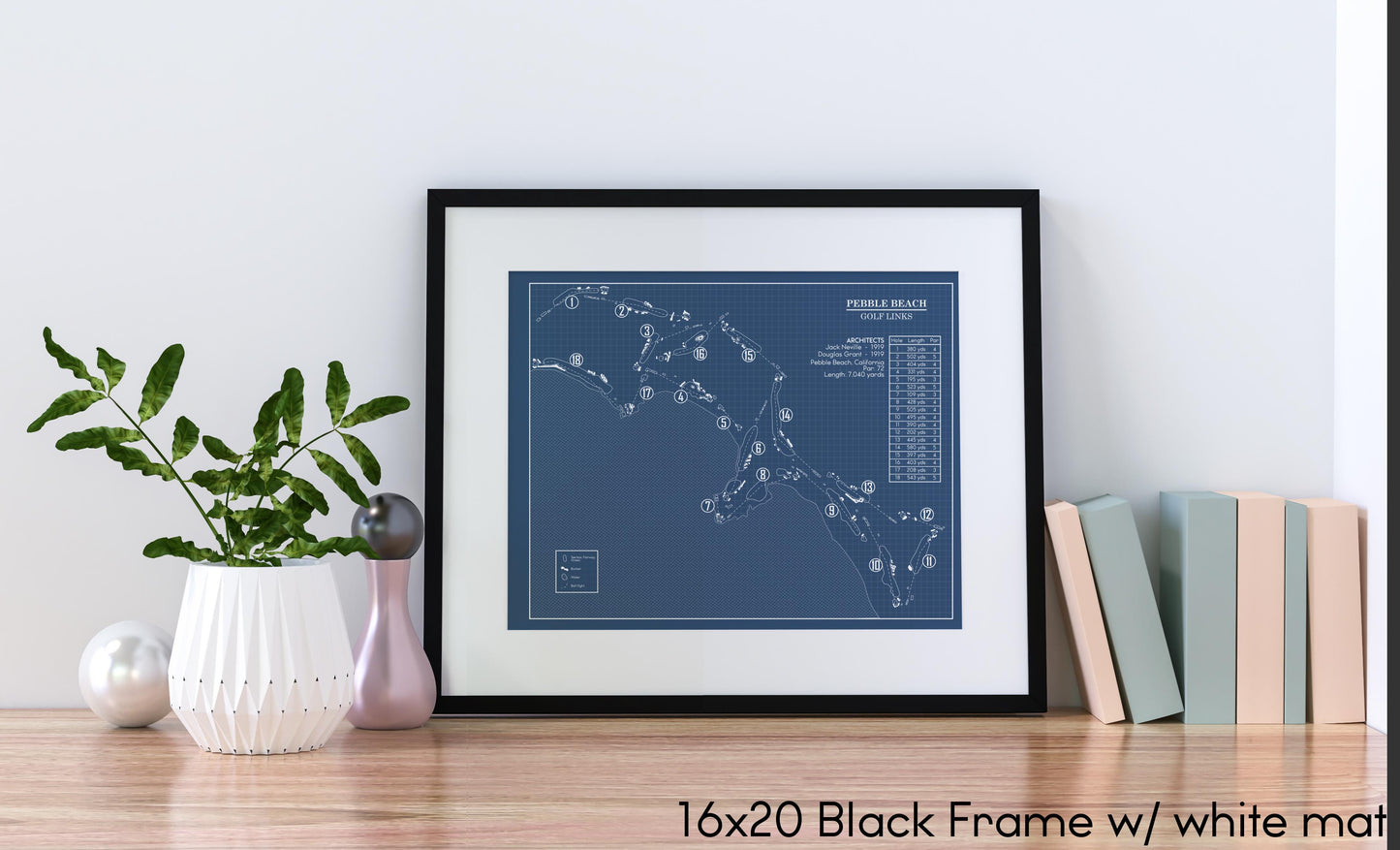 Pebble Blueprint (Print)