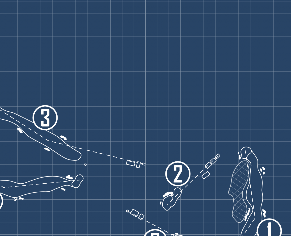 Aldarra Golf Club Blueprint (Print)