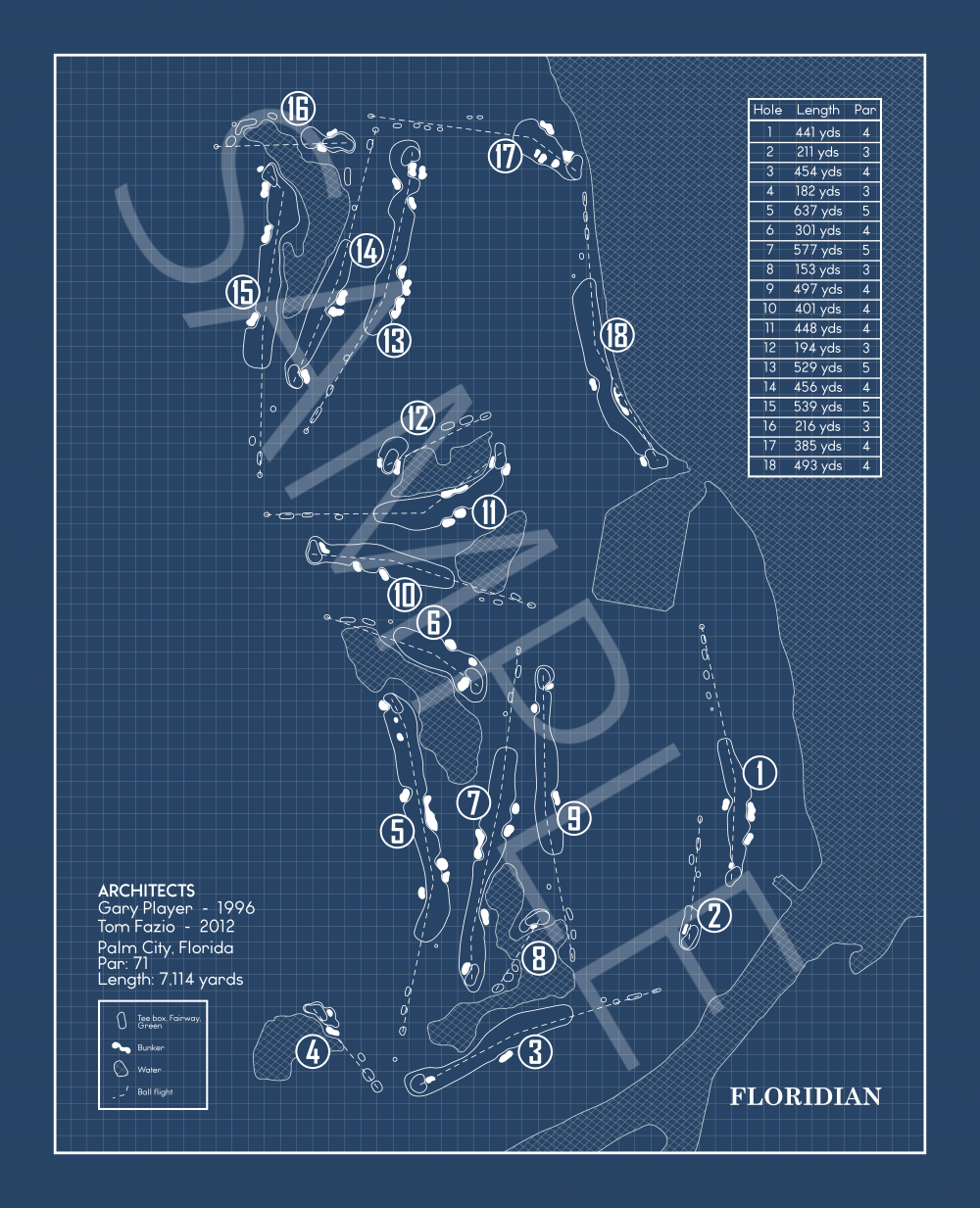 The Floridian Blueprint (Print)