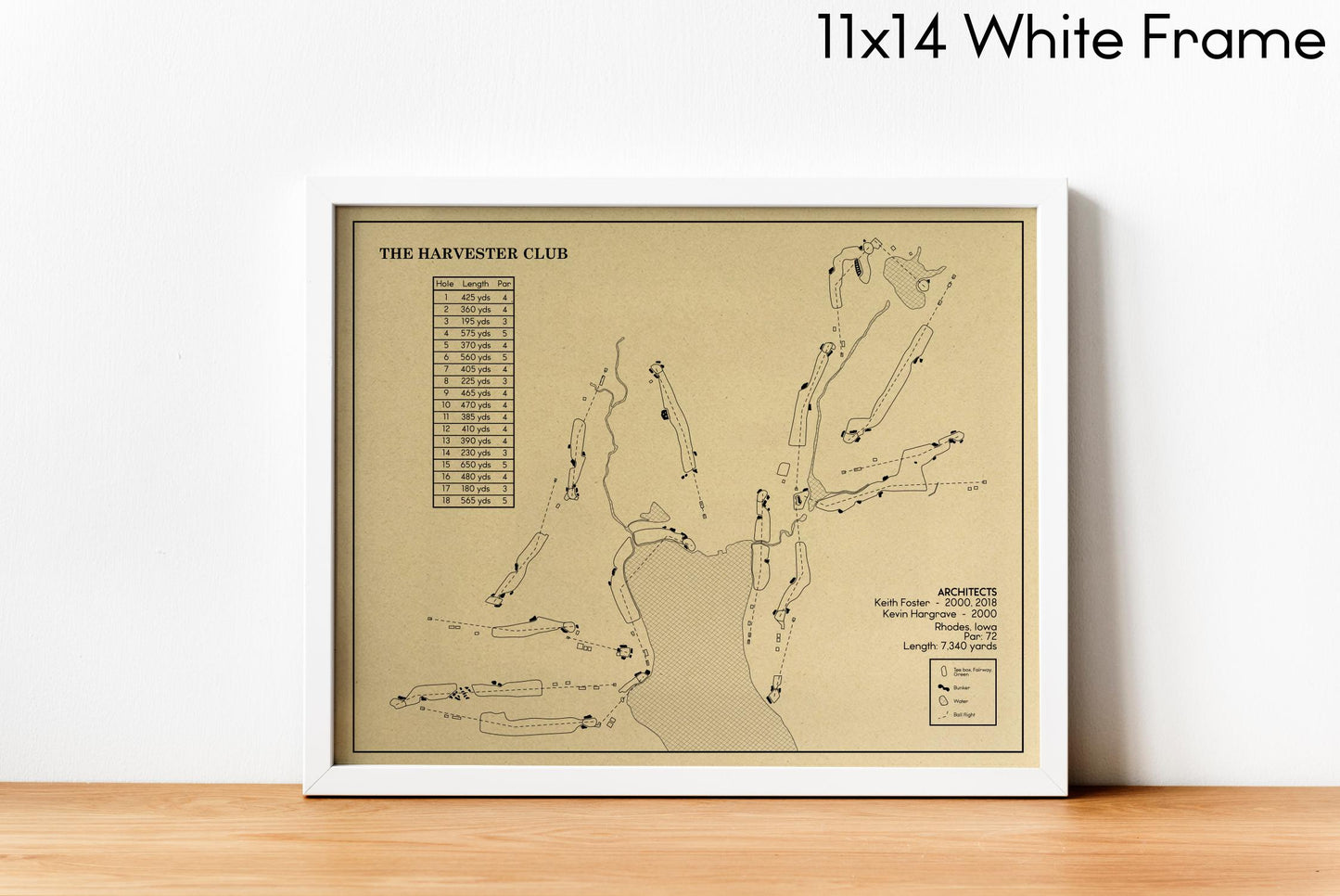 The Harvester Club Outline (Print)