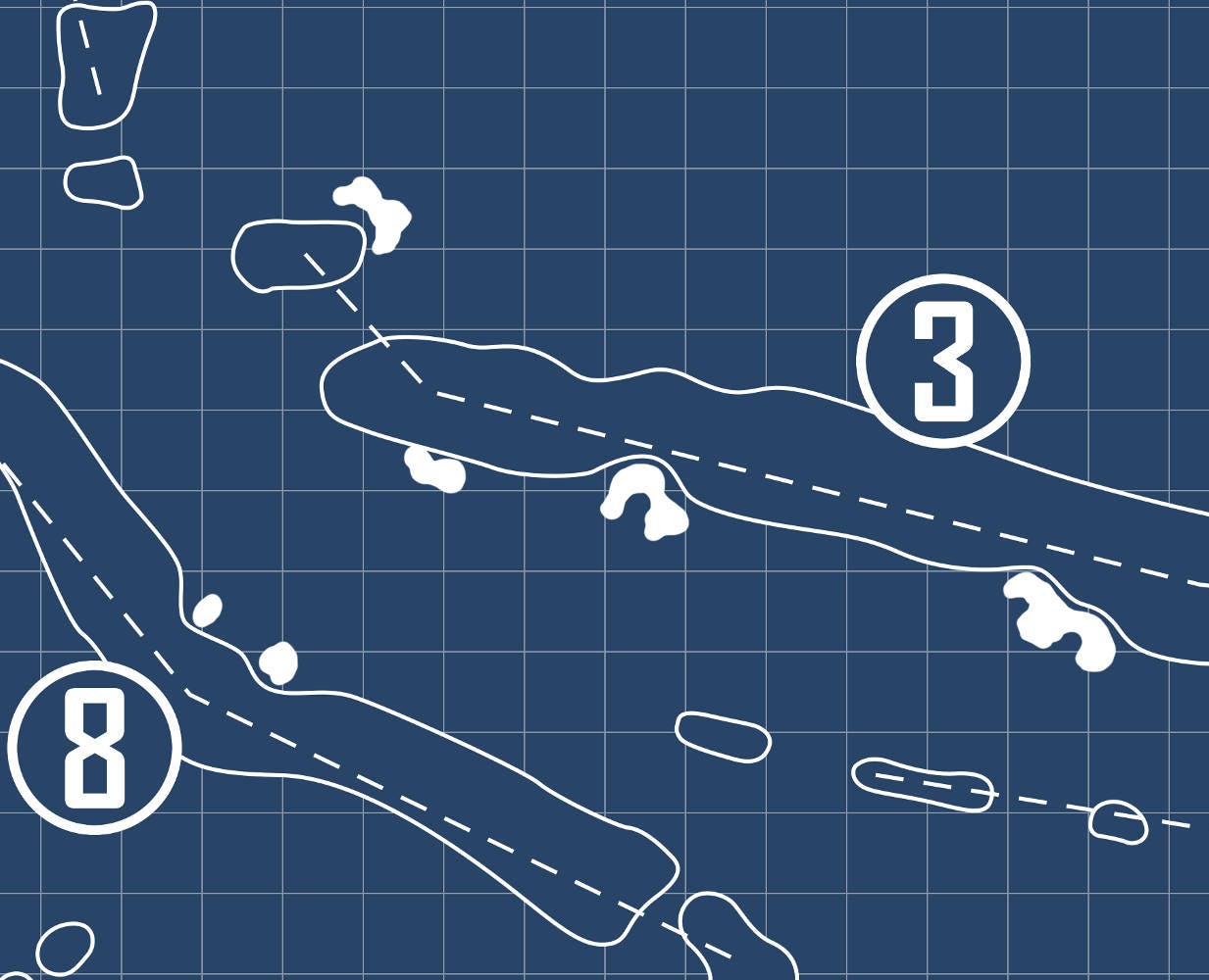 TPC Scottsdale Stadium Course Blueprint (Print)