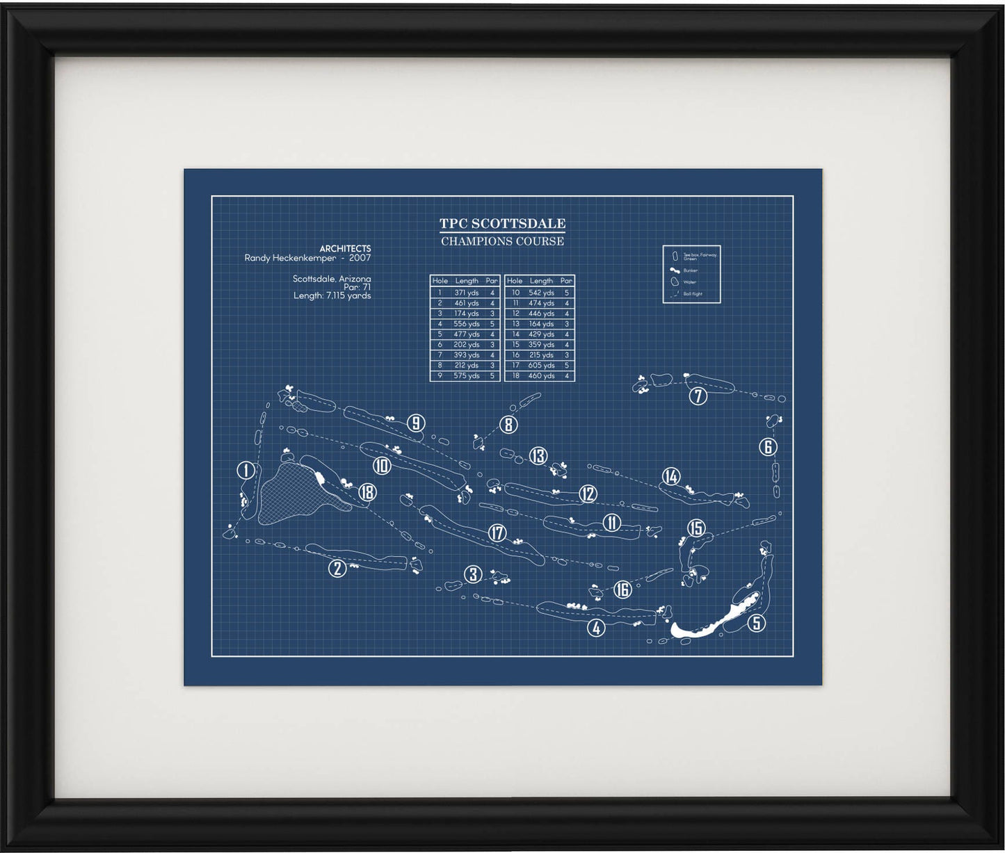 TPC Scottsdale Champions Course Blueprint (Print)
