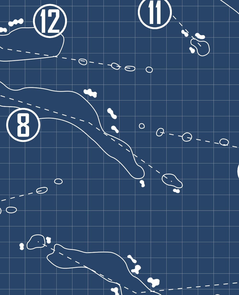 We-Ko-Pa Golf Club - Cholla Course Blueprint (Print)