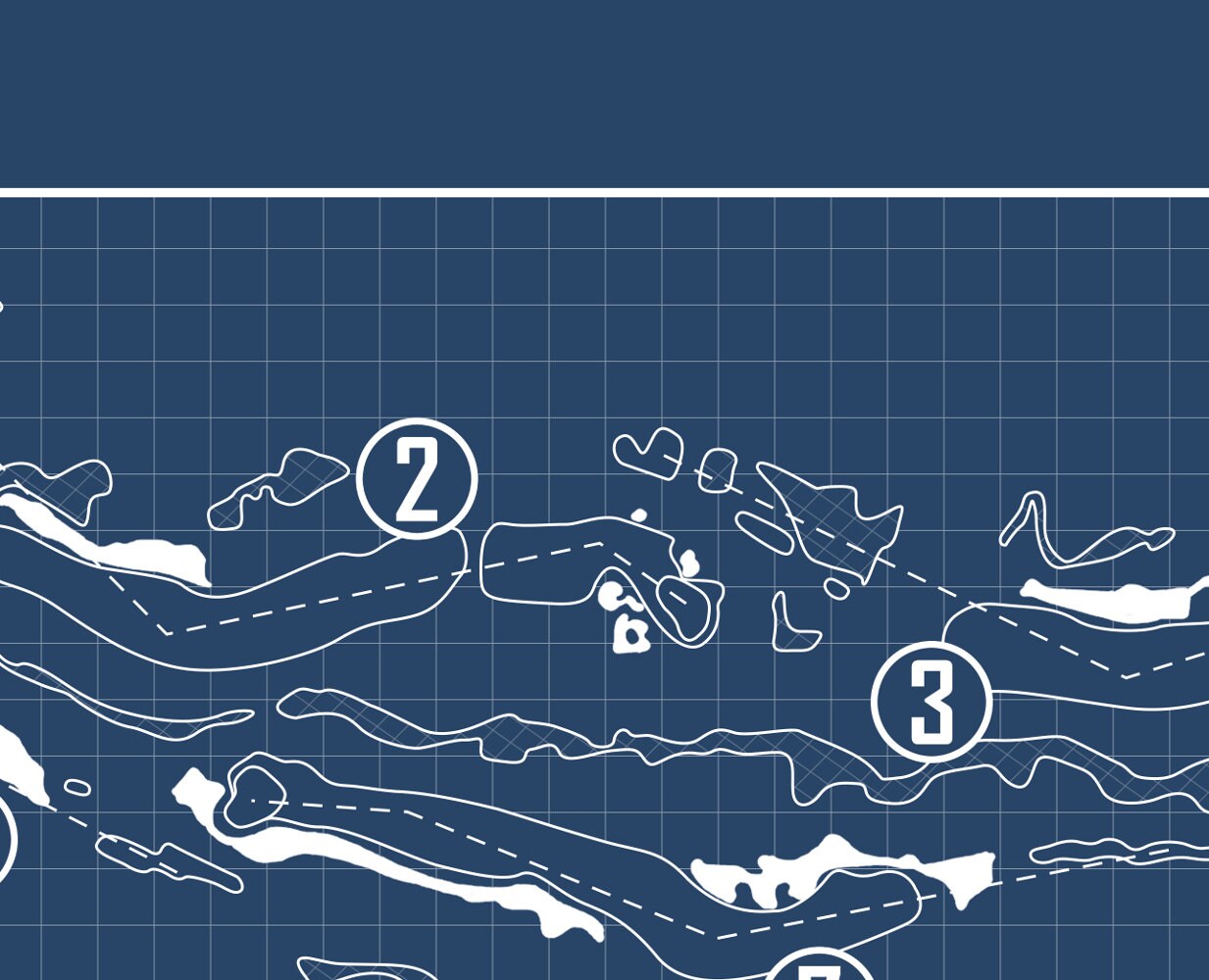 Kiawah Island Ocean Course Blueprint (Print)