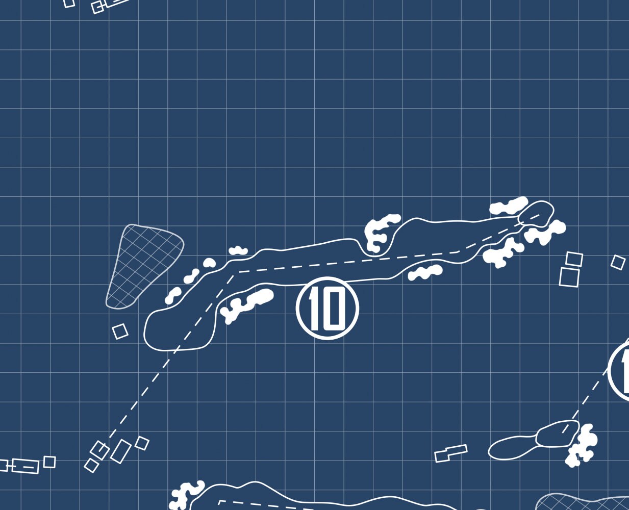 The Golf Club at Briar's Creek Blueprint (Print)