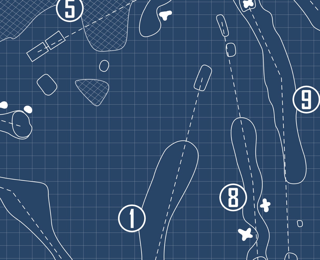 Wampatuck Country Club Blueprint (Print)