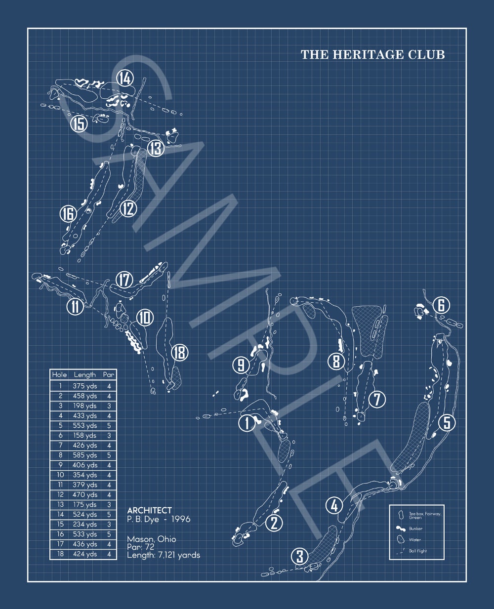 The Heritage Club Blueprint (Print)