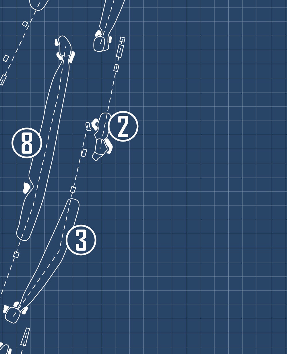 Moraine Country Club Blueprint (Print)