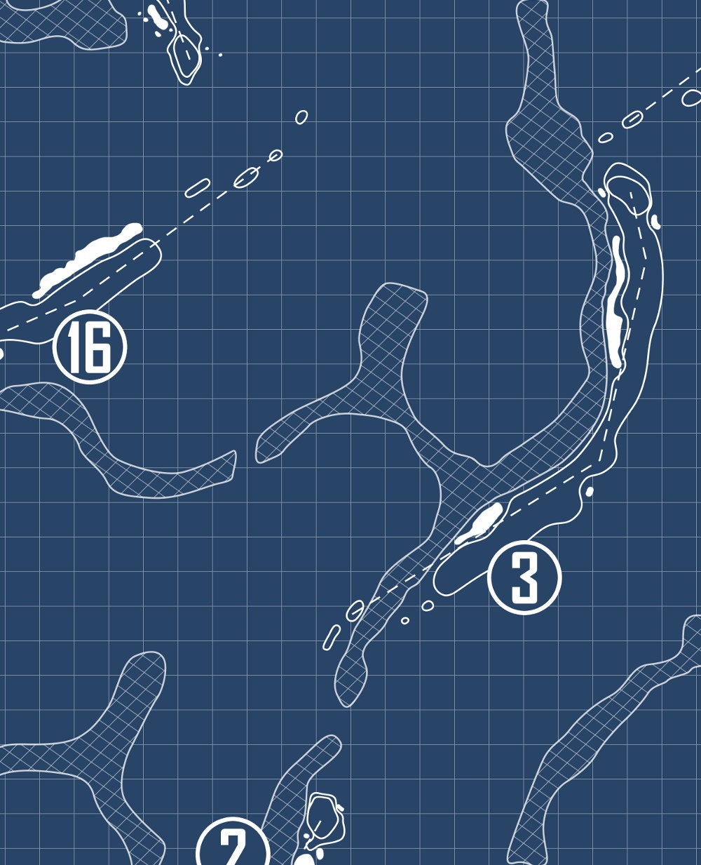 Long Cove Club Blueprint (Print)