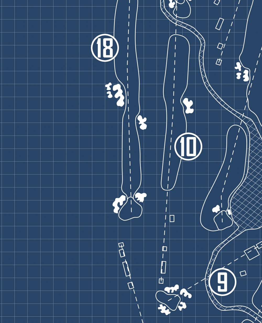 Scioto Country Club Blueprint (Print)