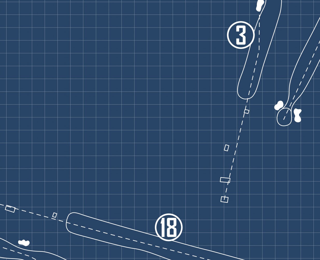 Valley Hi Country Club Blueprint (Print)