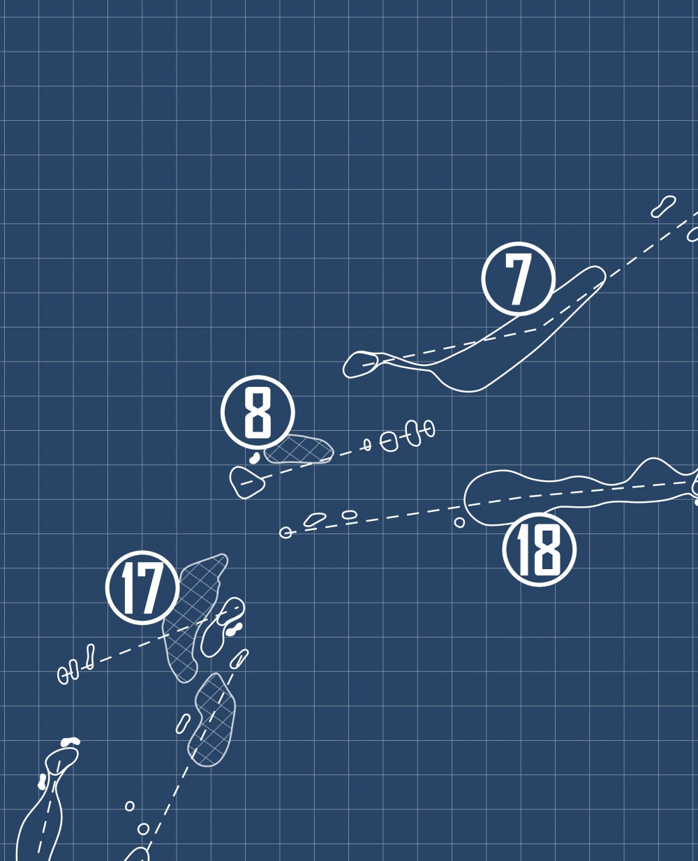 The Waterfront Country Club Blueprint (Print)