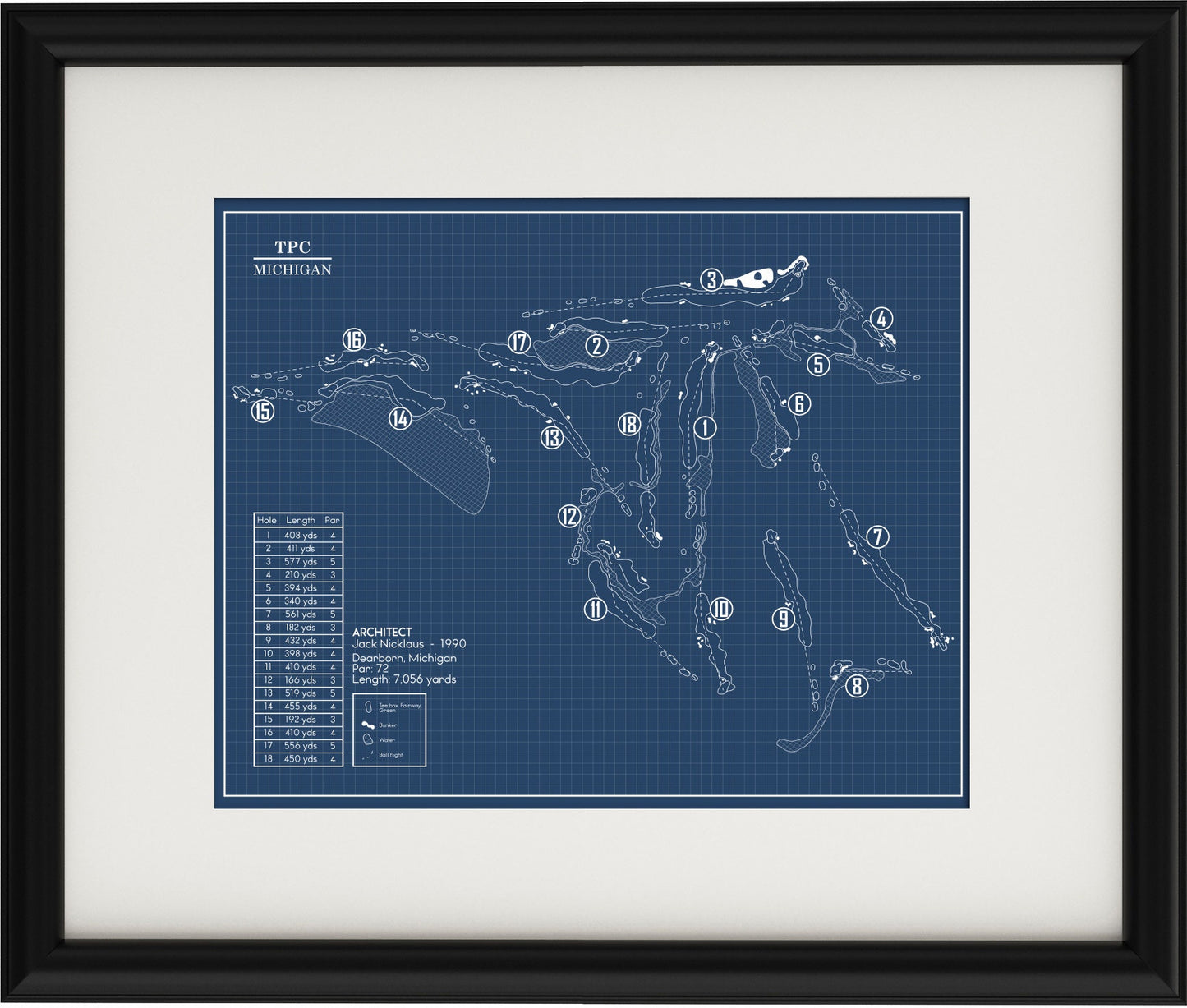 TPC Michigan Blueprint (Print)