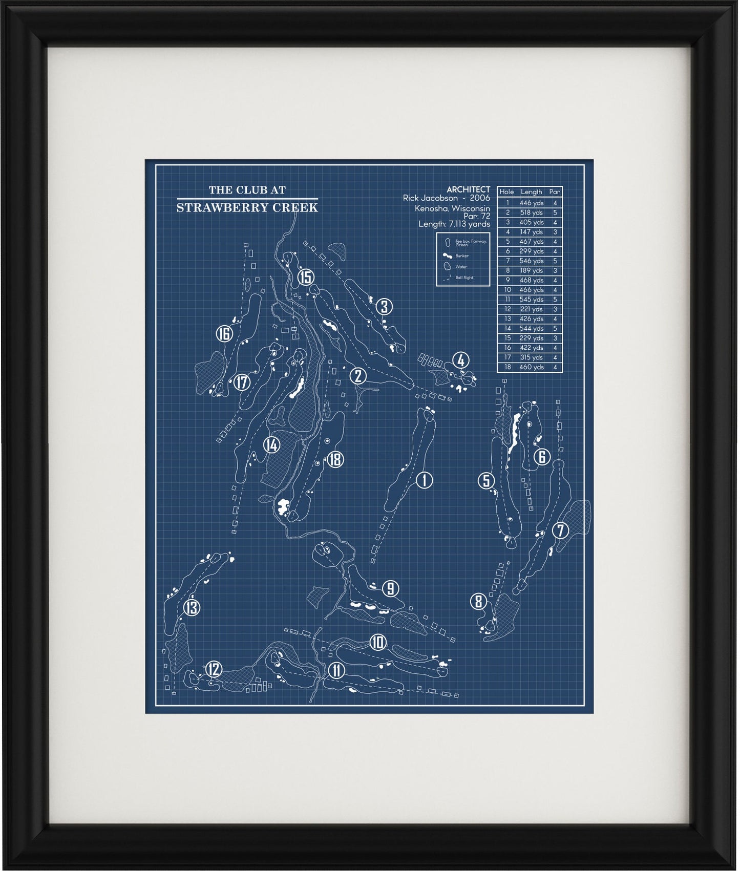 The Club at Strawberry Creek Blueprint (Print)