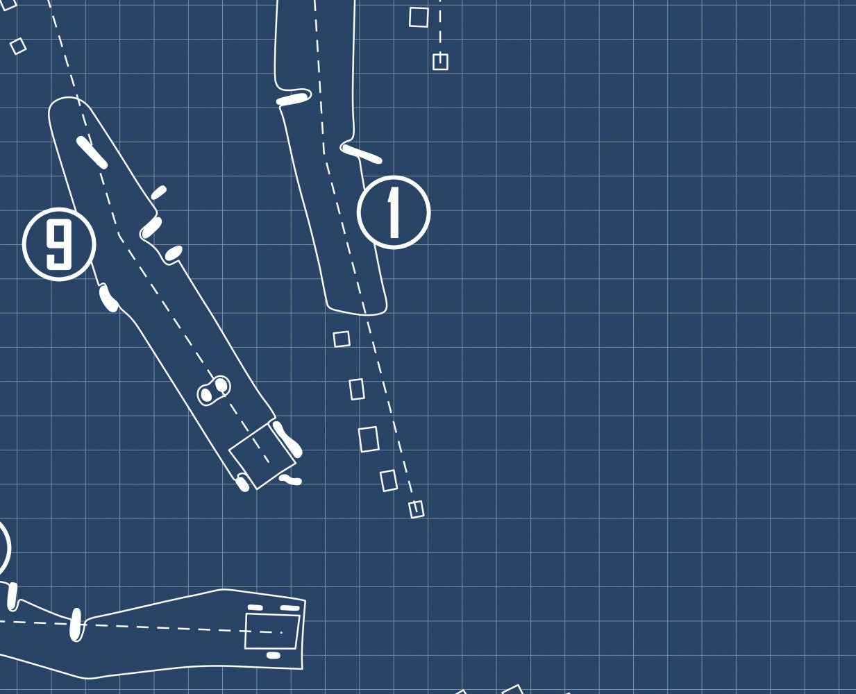 Arcadia Bluffs South Course Blueprint (Print)