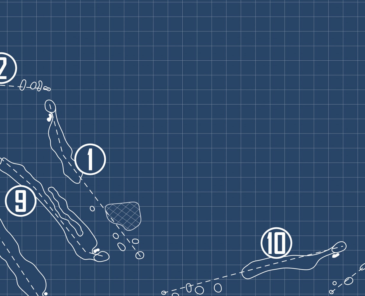 The General Course at Eagle Ridge Resort & Spa Blueprint (Print)