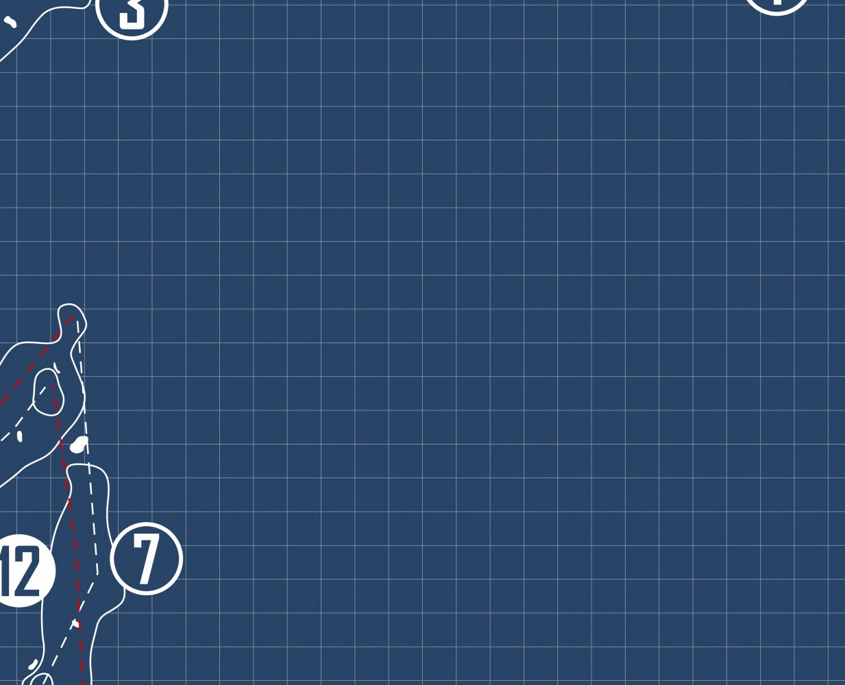 The Loop at Forest Dunes Blueprint (Print)