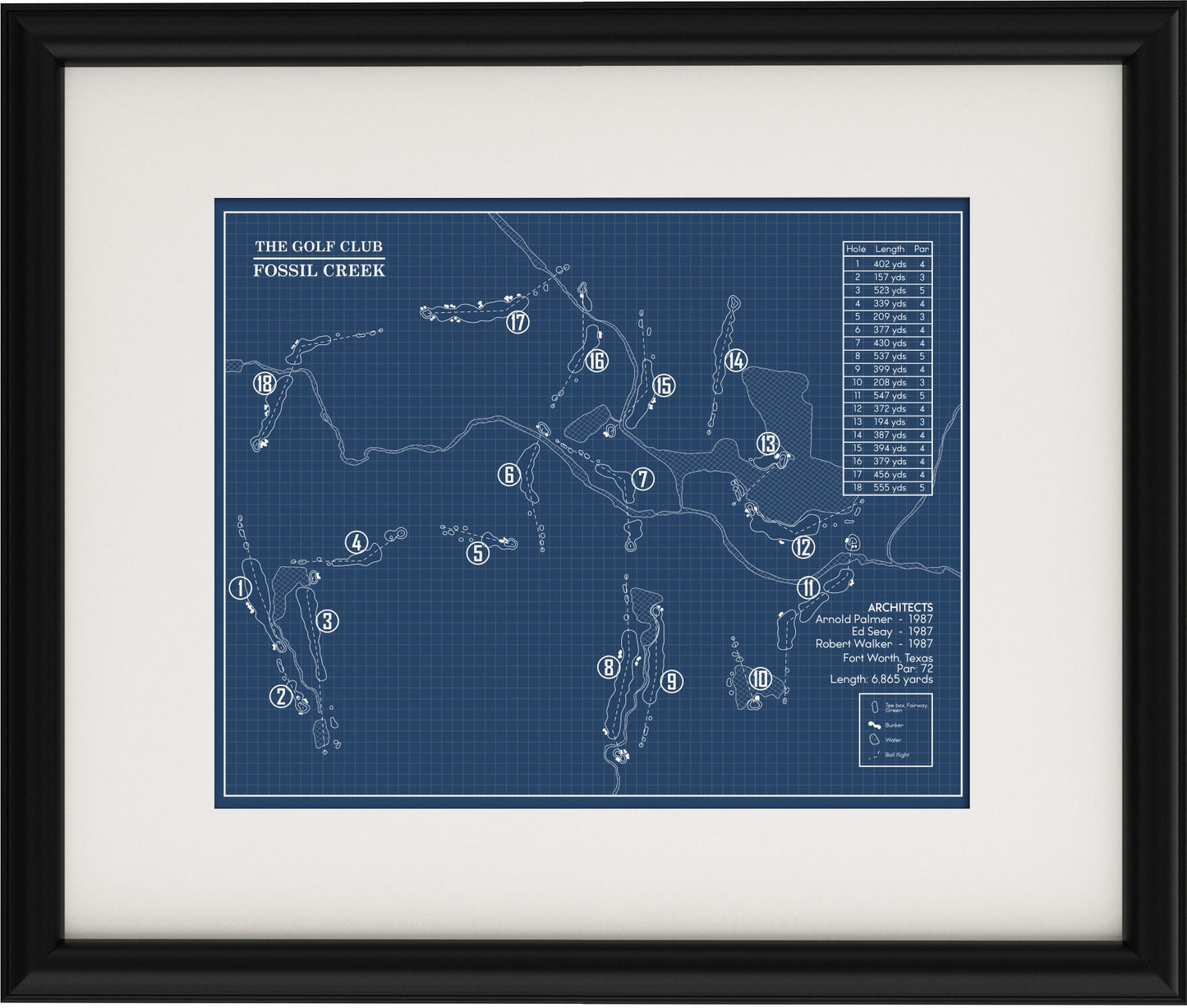 The Golf Club Fossil Creek Blueprint (Print)