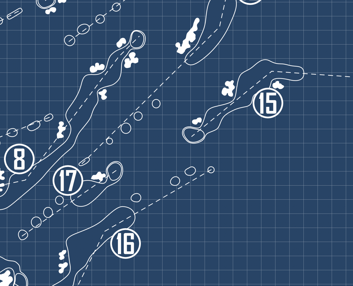 Indian Pond Country Club Blueprint (Print)