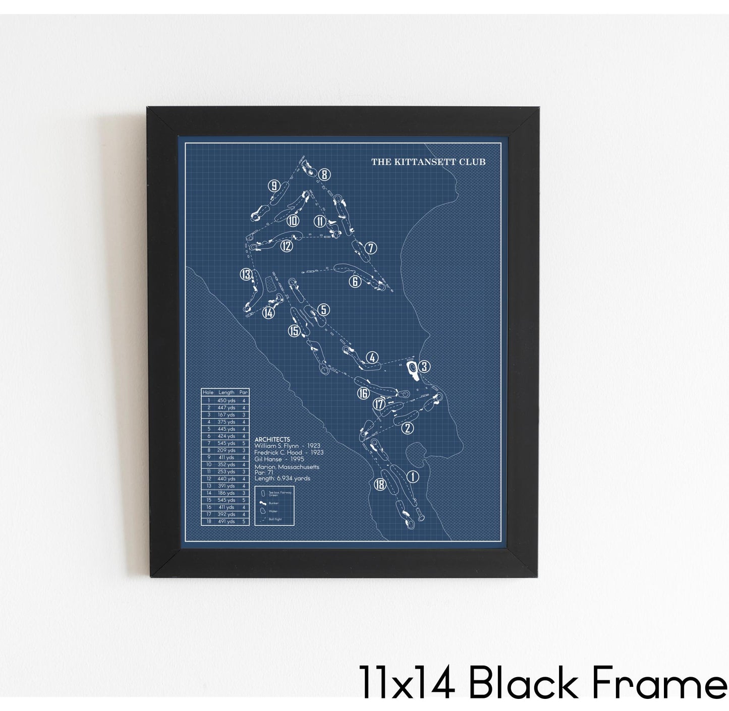 The Kittansett Club Blueprint (Print)
